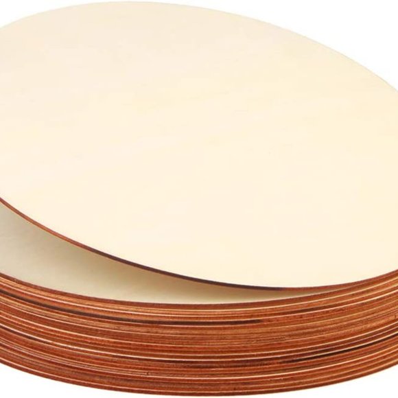 Breast Cancer Awareness 12" Round Thin Birch Handmade Wall Decor - Picture 2 of 5